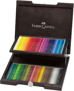 Faber-Castell Art & Graphic Polychromos Colour Pencil, Multicoloured, Wooden Case Of 72, For Art, Craft, Drawing, Sketching, Home, School, University, Colouring