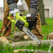 14-Inch 9-Amp Corded Electric Chainsaw by Earthwise – 9-Amp, 14-Inch Chainsaw, Green, Model CS33114