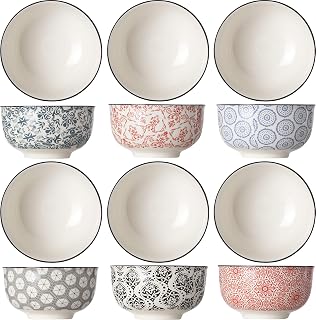 Cosy & Trendy Set of 6 Assorted Délirio Bowls D 13 x H 7 cm