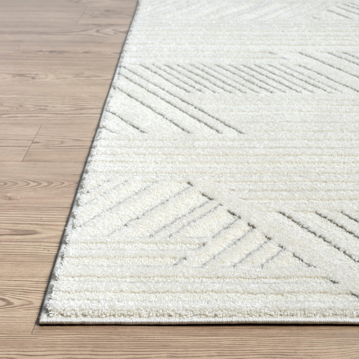 Abani 5'x8' / Cream / Modern Area Rugs