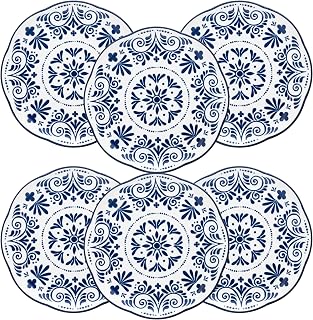 10 Strawberry Street Talavera Dinnerware, Set of 6 (10" Dinner Plate)