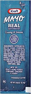 Kraft Mayonnaise Packets, 0.44 OZ-200ct--SCP