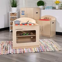 Flash Furniture Hercules Kids Commercial Wood Kitchen Stove