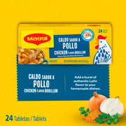 Chicken Flavor Bouillon Tablets by Maggi – 1 Count (Pack of 24), Pack of 24