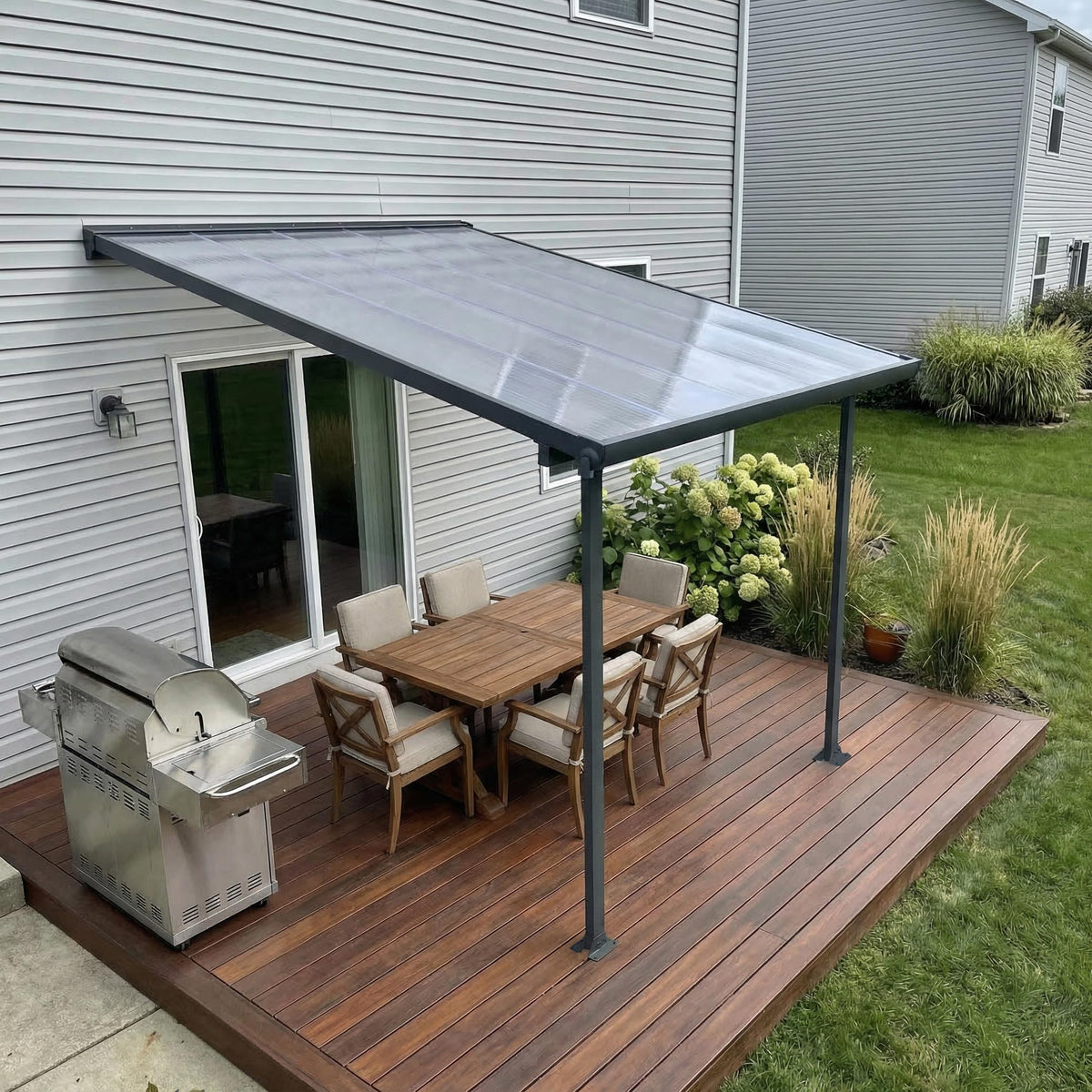 Palram Gray / 10' x 20' / Garden Awnings