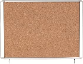 MasterVision Enclosed Bulletin Board Outdoor Water Resistant, Cork Surface, 47" x 38.3" with Aluminum Frame