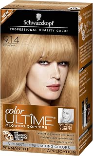 Schwarzkopf Color Ultime Hair Color Cream, 9.14 Icy Copper (Packaging May Vary)