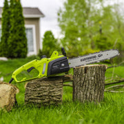 14-Inch 9-Amp Corded Electric Chainsaw by Earthwise – 9-Amp, 14-Inch Chainsaw, Green, Model CS33114