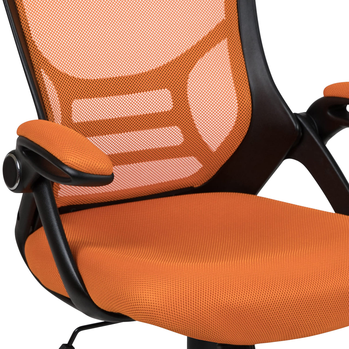 Flash Furniture Orange / Set of 1 / Contemporary Home Office Desk Chairs