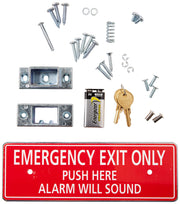 Emergency Door Exit Alarm by Detex – Silver, Model ECL-230D