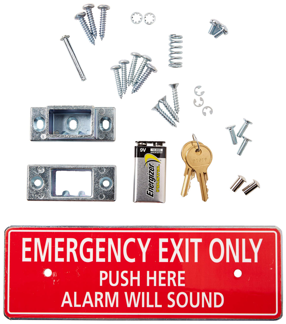 Emergency Door Exit Alarm by Detex – Silver, Model ECL-230D