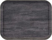 Cambro 1418DCET815 Décor Series EpicTread Camtray 14" x 18" Charcoal Gray Case of 12