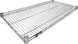 Nexel Additional Wire Shelf for Wire Shelving Units, 600-800 lb Capacity, 24"W x 48"L, Chrome Finish