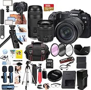 Canon EOS RP Mirrorless Camera with RF 24-105mm STM + RF 75-300mm Telephoto Lens Bundle, 26.2MP Full-Frame, 4K Video, 64GB SD Card, Creator Kit (Renewed)