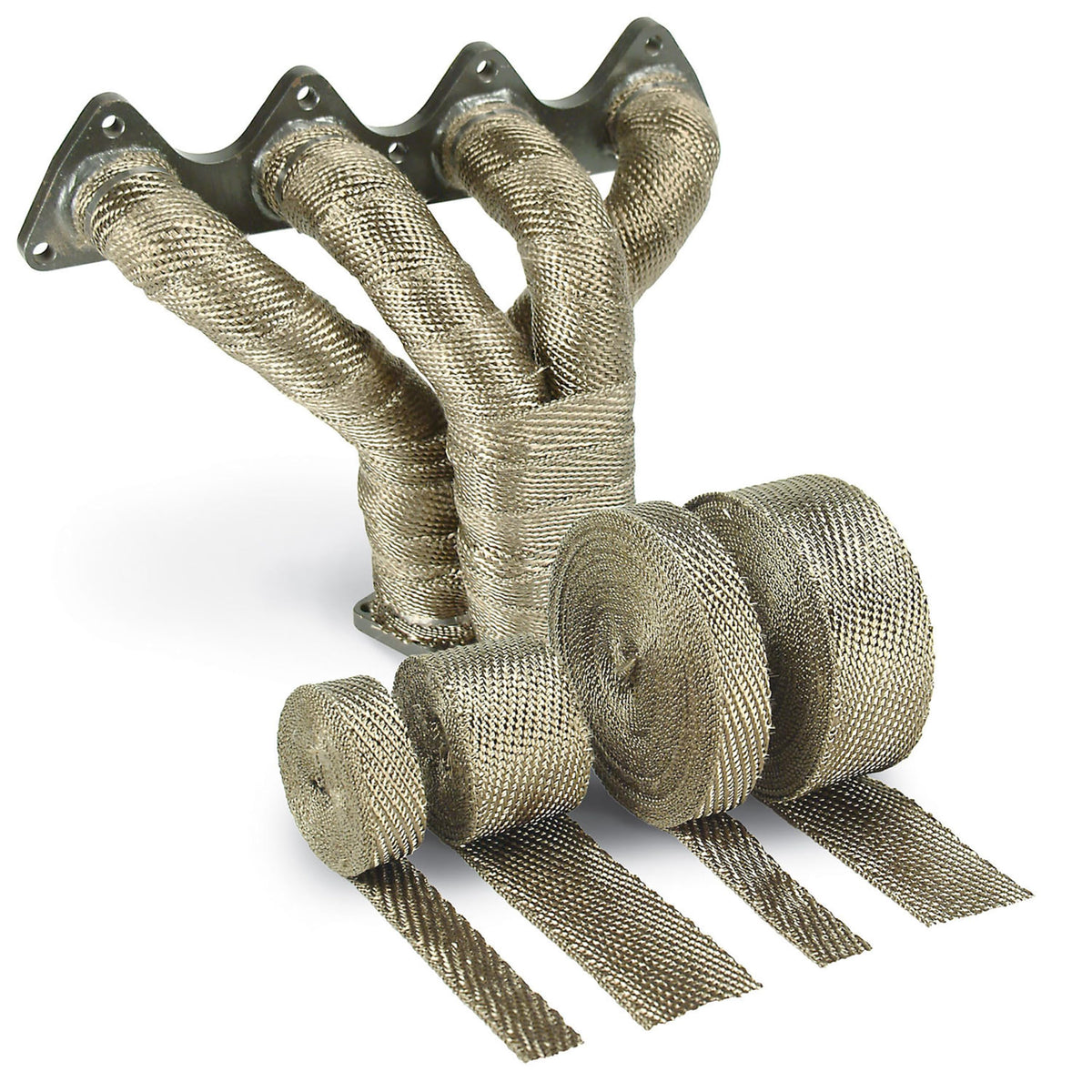 Design Engineering 2" x 33' / Titanium / 1 Heat Wrap, Matting & Sleeving