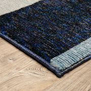 Strada / STR by Oriental Weavers – 5'3" x 7'3", Nylon, Blue/ Grey, Model SSTR03160230ST