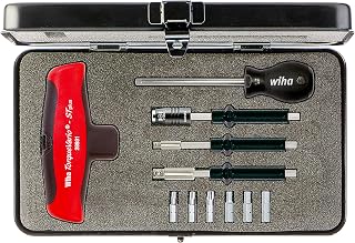 Wiha 2893S01 TorqueVario-STplus T-Handle Torque Tool Set, 11 Piece