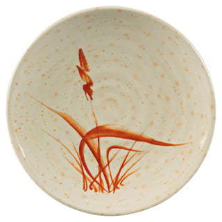 Orchis Round Plate by Yanco – Large, Melamine, Gold, Pack of 24, Model OR-1712
