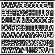 MasterVision 3/4-Inch White Plastic Set of Letters, Numbers and Symbols, Over 270 Pieces (CAR0902)