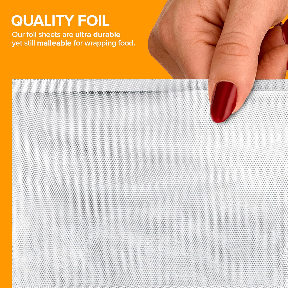 Stock Your Home 9 Inch / Silver / 500 Aluminum Foil