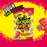 Sour Patch Kids Strawberry / 8 Ounce (Pack of 12) / Birthday Gummy Candy