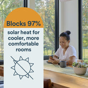 Sun Control Window Film Solar Clear by 3M – 4 ft x 6.5 ft, Clear, Model 314X6SCC-4