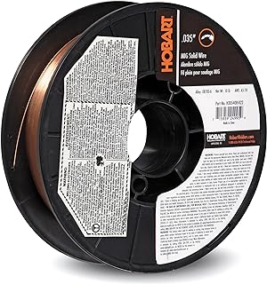 Hobart ER70S-6 Solid MIG Welding Wire 0.035 in, 10 lb Spool, Carbon Steel