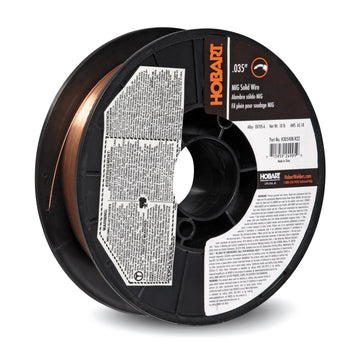 ER70S-6 Solid MIG Welding Wire 0.035 in by Hobart – 0.035-Inch, Carbon Steel, Silver, Model H305408-R22H305408R22 ER70S-6