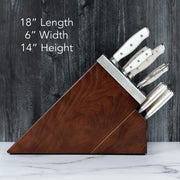 20 Piece Self Sharpening Knife Block Set - Off-White Handles by HENCKELS – Stainless Steel, Off-White Handles, Pack of 20, Model Forged Accent