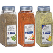 Seasoning Blend Variety Pack (Italian by McCormick Culinary – 55.25 Ounce, Pack of 3