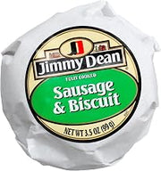 Jimmy Dean Frozen Sausage Biscuit, 3.5-Ounce Sandwiches (Pack of 12)