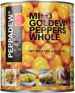 PEPPADEW Whole Goldew Fruit Yellow Peppers - 105oz