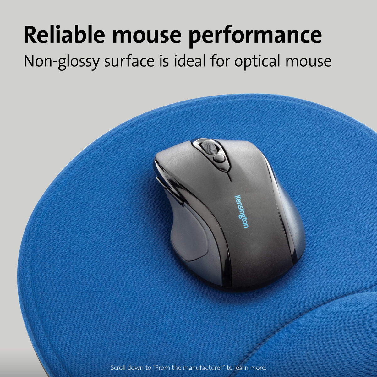 Kensington Blue / 7L x 6W inches / Professional Wrist Rests