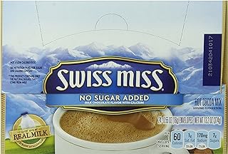 Swiss Miss Hot Cocoa Mix No Sugar Added, Milk Chocolate, 13.2 Ounce