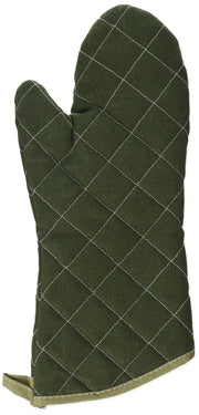 15" Green Sage Commercial Oven Mitt by Winco – 15", Fabric, Sage Green, Model OMF-15