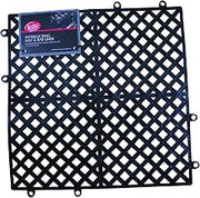 TableCraft Products BM1212 Interlocking bar Mat & LINER, Black, 12 x 12"