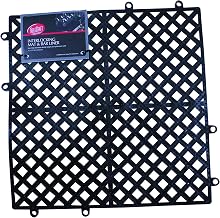 TableCraft Products BM1212 Interlocking bar Mat & LINER, Black, 12 x 12"