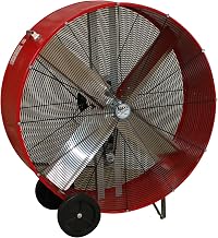 MaxxAir BF36BD RED High Velocity Belt Drive Drum Fan, 36-Inches, Red