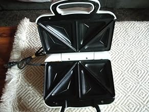Toastmaster TM2SANW 2-Section Sandwich Maker, White