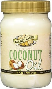 GOLDEN BARREL Coconut Oil, 16 Ounce