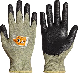 Superior Glove Dexterity Flame Resistant Arc Flash Electrcian Gloves with Neoprene Palm - S13FRNE