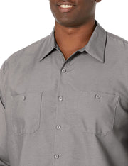 Long Sleeve Industrial Solid Work Shirt Light Grey Small - 5 Pack by Red Kap – Light Grey, Pack of 5, Model SP14