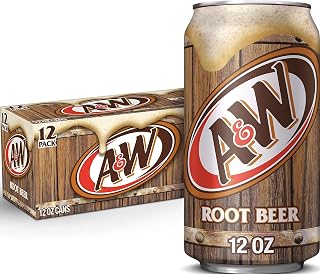 A&W Root Beer Soda, 12 fl oz cans, 12 pack