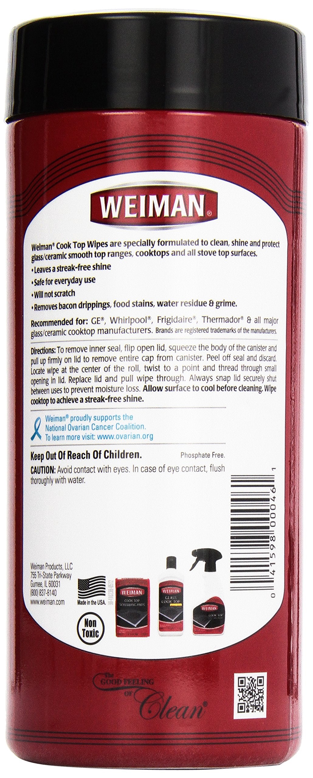 Weiman 30 Count (Pack of 1) / No Color / 1 Cooktop Cleaners