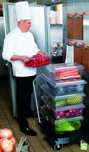Rubbermaid Commercial Products White / 2-5 Gal / Lid Storage & Transport