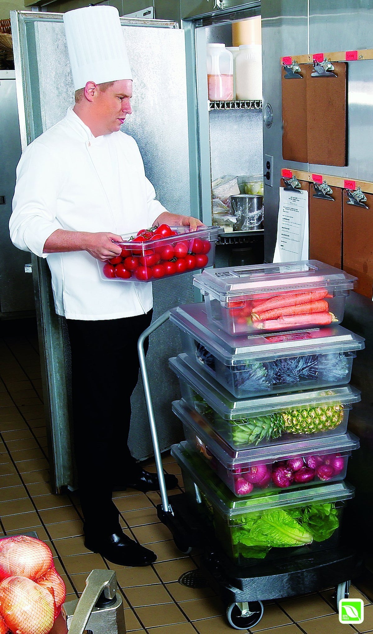 Rubbermaid Commercial Products White / 2-5 Gal / Lid Storage & Transport