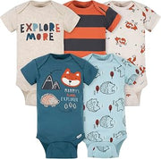 Gerber baby-boys 5 Pack Onesies