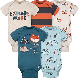 Gerber baby-boys 5 Pack Onesies