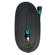 50ft Flat Soaker Hose by Flexon – 50 ft, Fabric, Black, Model WSFLATFAB50CN