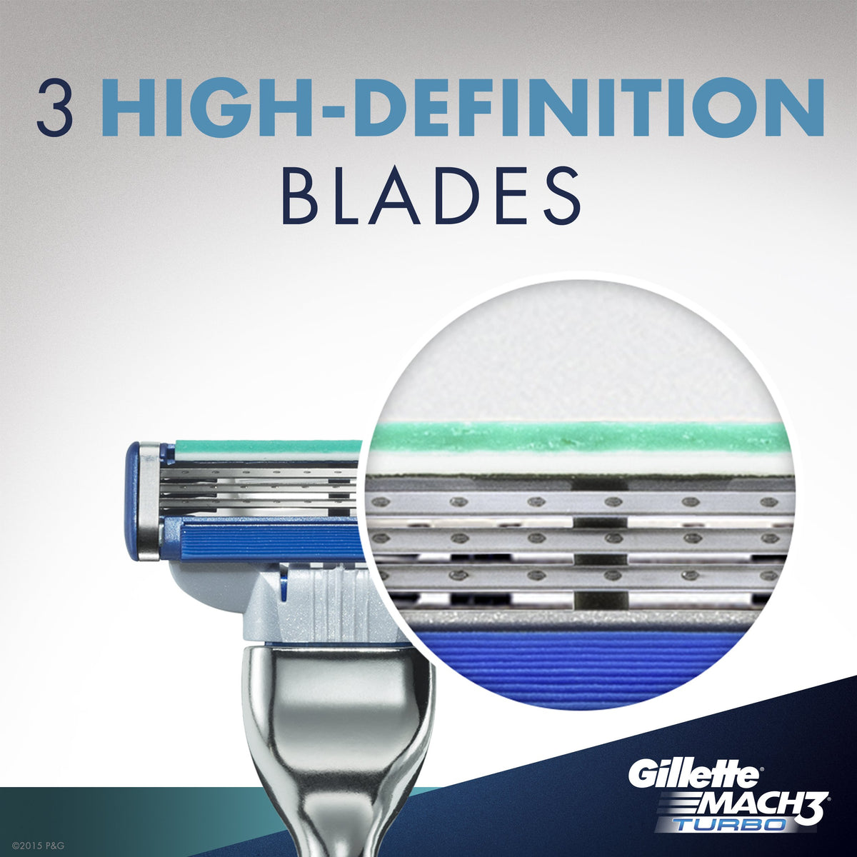 Mach3 Turbo Men's Razor Blades by Gillette – 10 Count (Pack of 1)